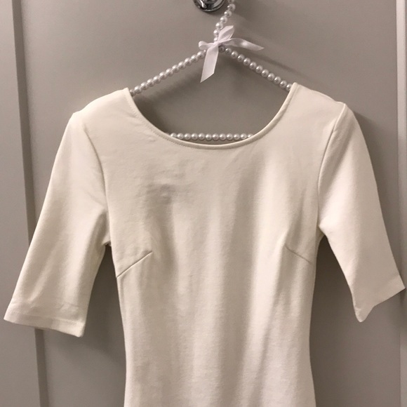 White bodycon midi dress - Picture 6 of 8